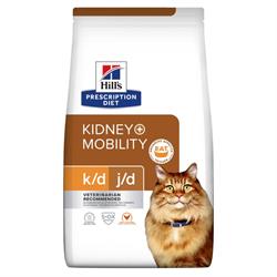 Hill's Prescription Diet Feline k/d + mobility. Kattefoder mod nyre- og ledproblemer (fra dyrlæge) 3 kg